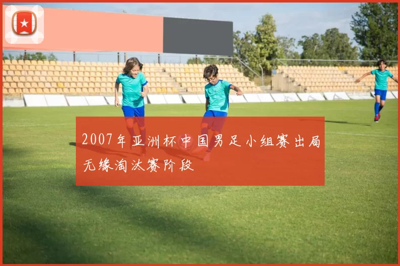 2007年亚洲杯中国男足小组赛出局无缘淘汰赛阶段