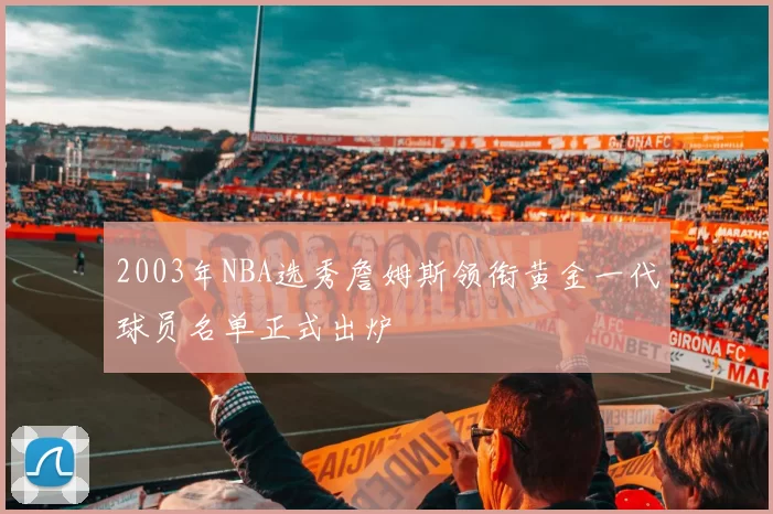 2003年NBA选秀詹姆斯领衔黄金一代球员名单正式出炉