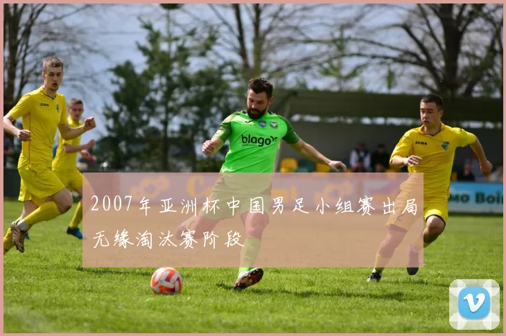 2007年亚洲杯中国男足小组赛出局无缘淘汰赛阶段